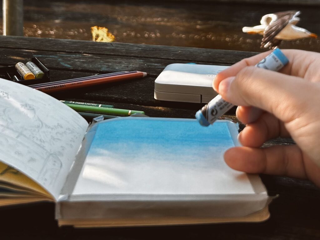 dibujando en la naturaleza retiro creativo índigo